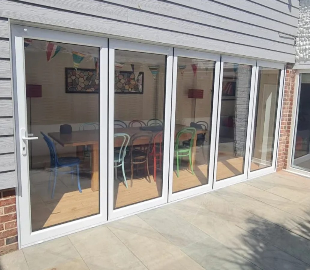 Aluminium Bifold Door installed in Felixstowe